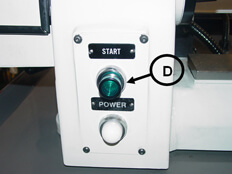 Start Button Switch and Power Light